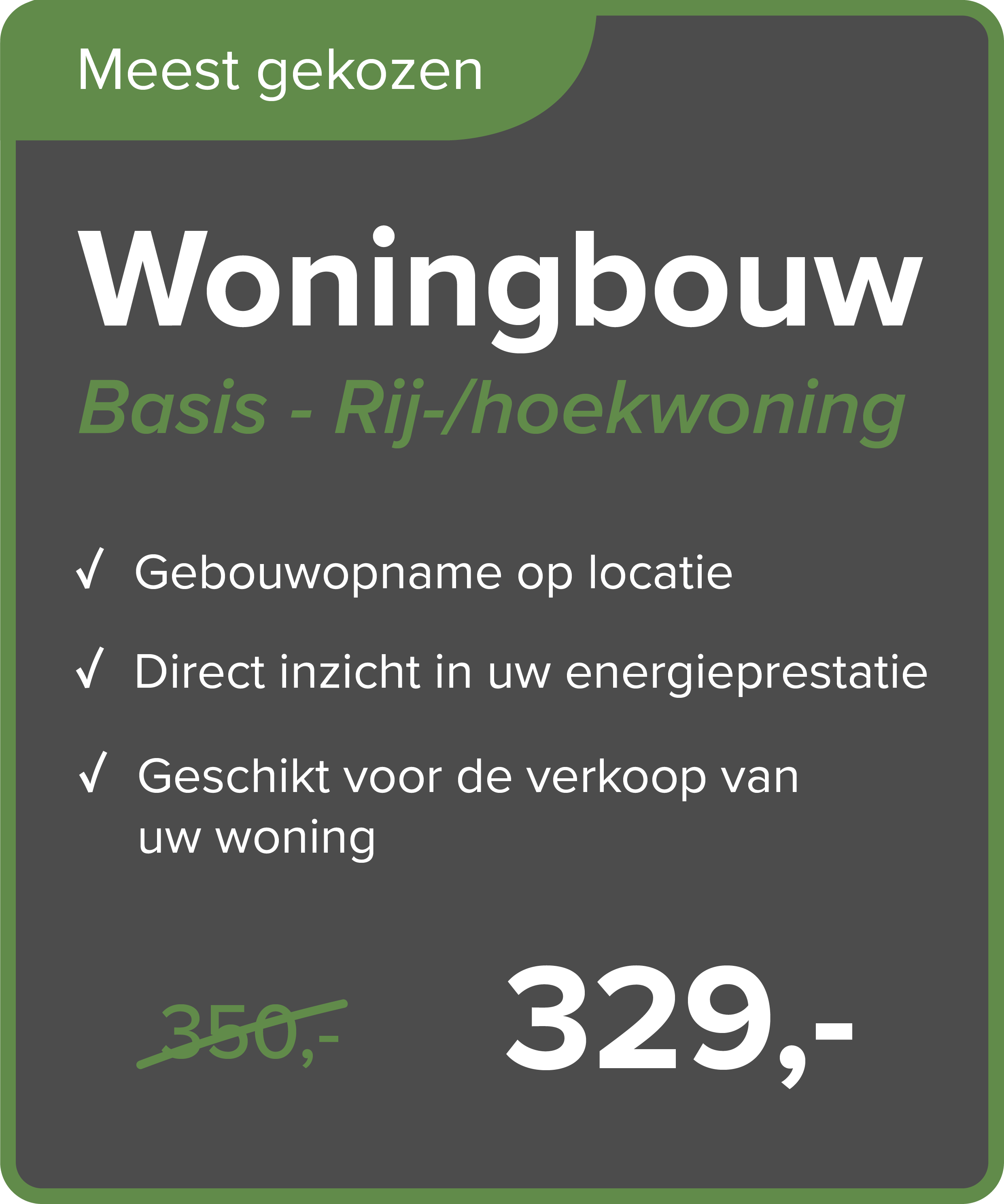 Energielabel voor een woning